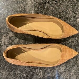 Sam Edelman Linen Fabric Pointed Flats